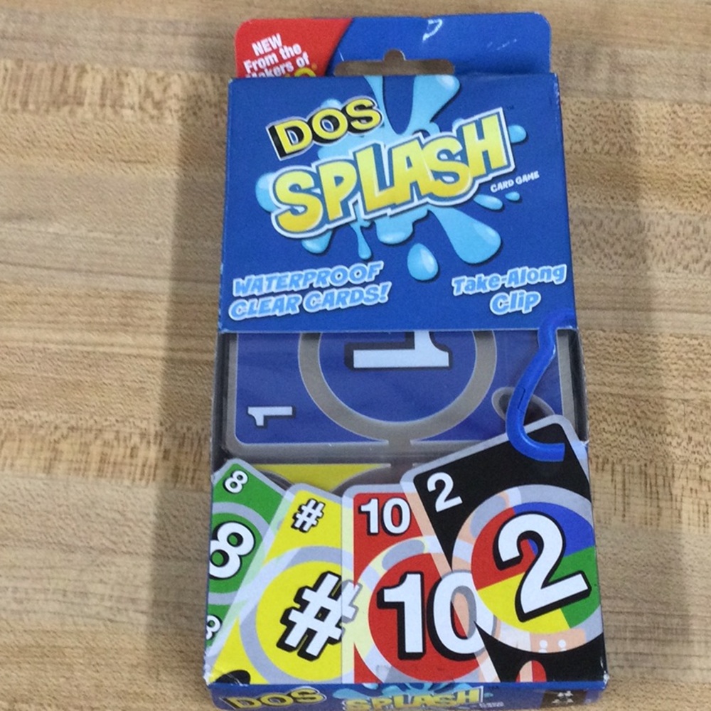 New UNO Water proof Clear Cards